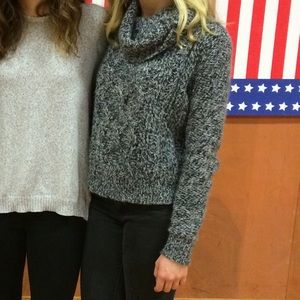 Express gray sweater